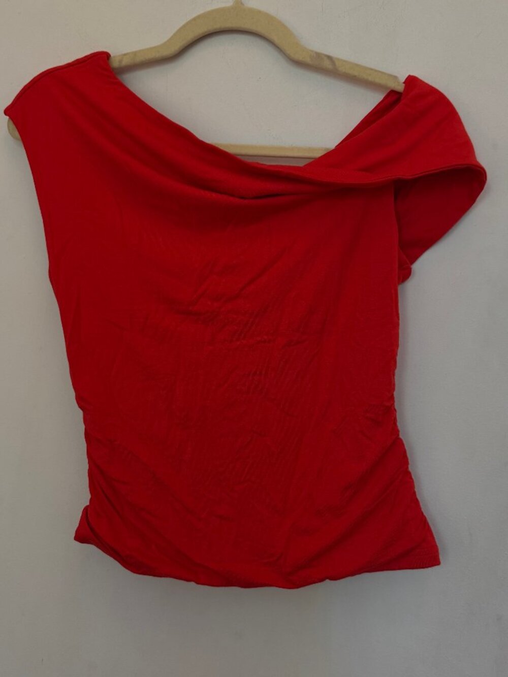 NWT Christopher John Rogers x Old Navy Red Draped Top Small